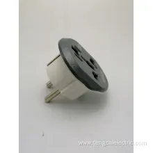 European Grounded Power Plug Adapter Converter